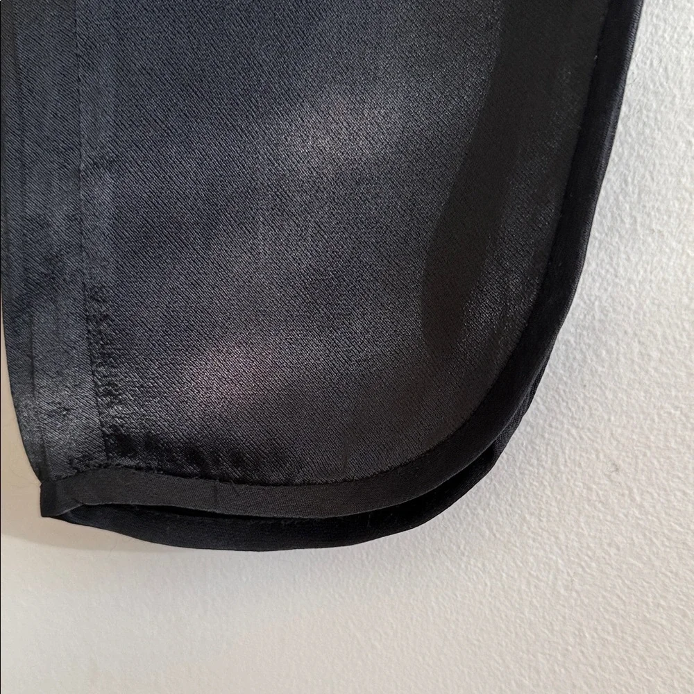 Zara Satin Black Pants - Picture 3 of 4